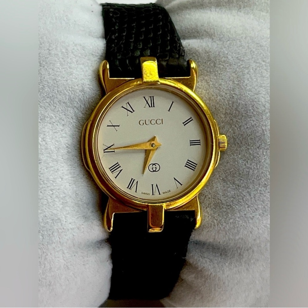 Gucci Gold and Black Watch